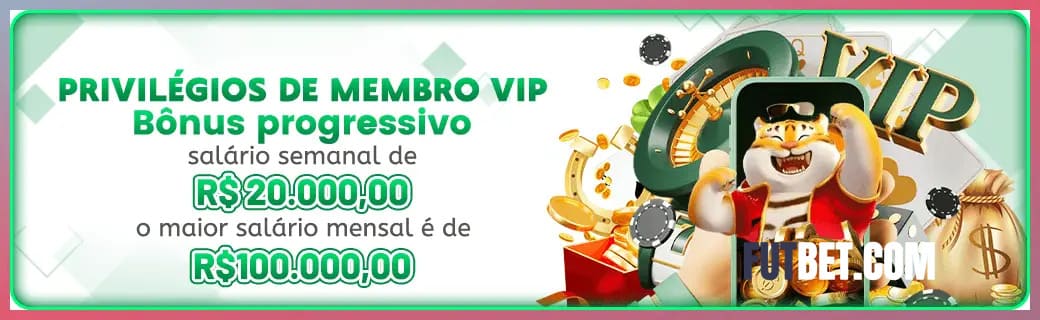 FUTBET bônus — cashback 15 por cento e níveis VIP